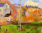 Paul Gauguin Breton Landscape oil painting reproduction